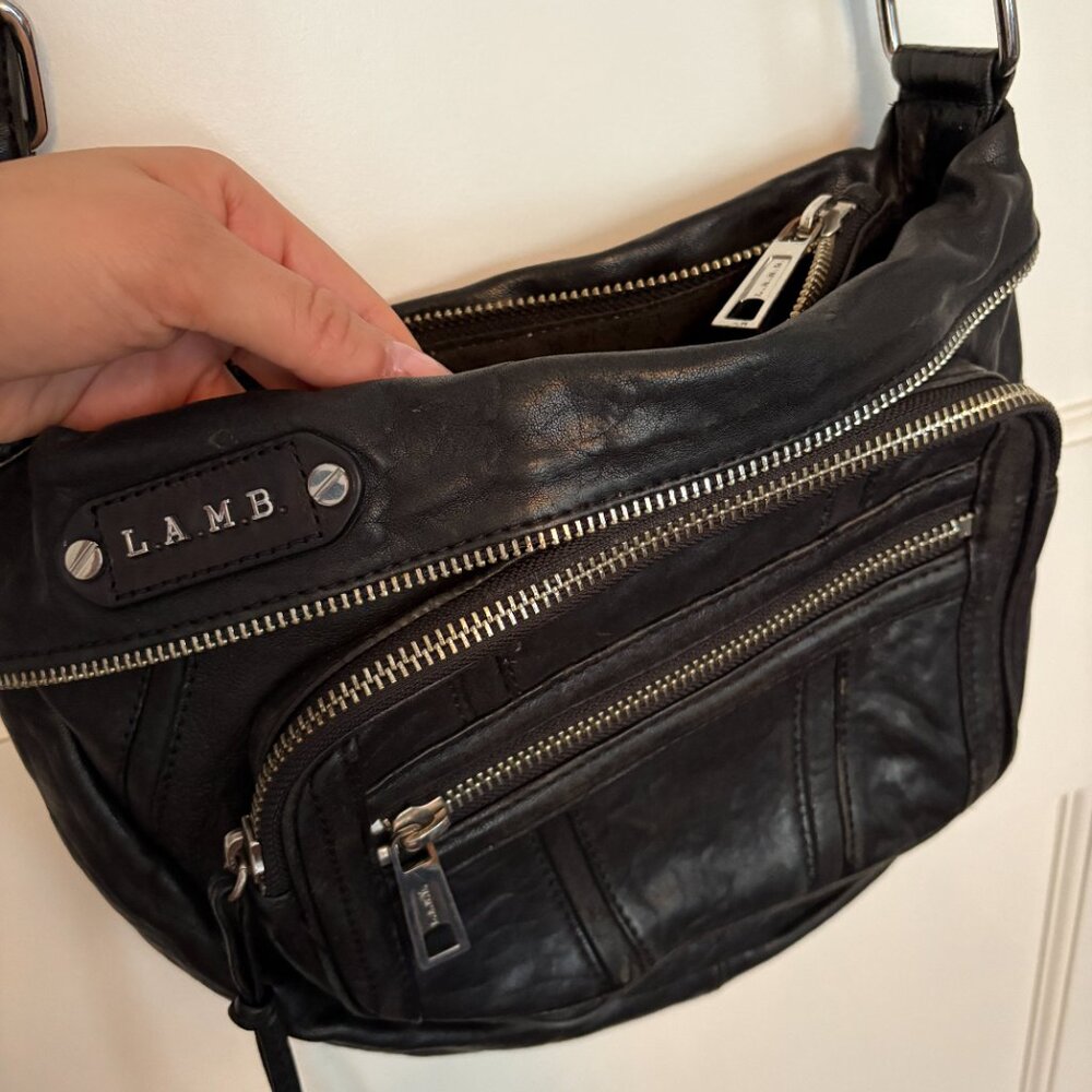 L.A.M.B Leather Crossbody Bag - Picture 10 of 12